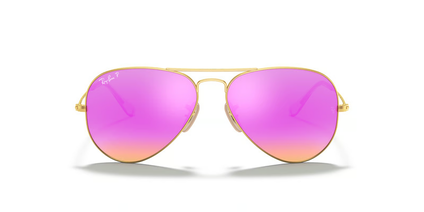 Ray-Ban RB3025 Aviator Large Metal Sunglasses
