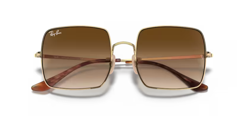 Ray-Ban RB1971 Square Gold Sunglasses