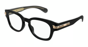 001 - Black with Clear Lenses