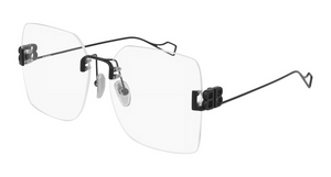 001 - Black with Clear Lenses