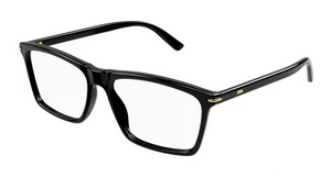 001 - Black with Clear Lenses