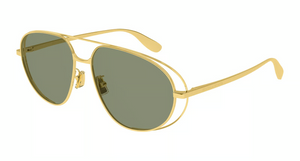 001 - Gold with Green Lenses