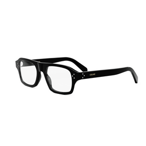 001 - Shiny Black with Clear Lenses