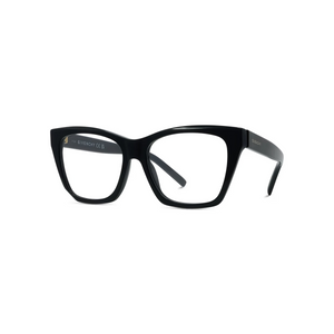 001 - Shiny Black with Clear Lenses