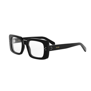 001 - Shiny Black with Clear Lenses