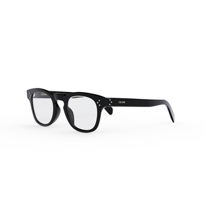 001 - Shiny Black with Clear Lenses