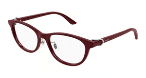 002 - Burgundy with Clear Lenses