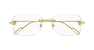 002 - Gold with Clear Lenses