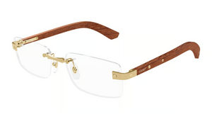 002 - Gold with Clear Lenses