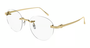 002 - Gold with Clear Lenses
