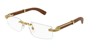 002 - Gold with Clear Lenses