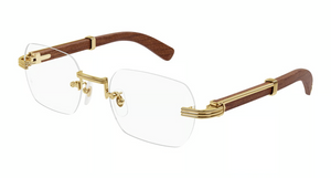 002 - Gold with Clear Lenses