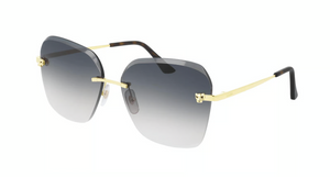 002 - Gold With Brown Lenses