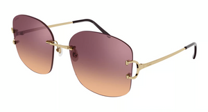 002 - Gold With Red Lenses