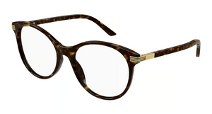 002 - Havana with Clear Lenses
