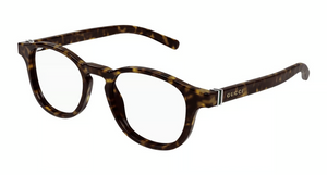 002 - Havana with Clear Lenses