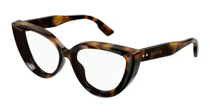 002 - Havana with Clear Lenses