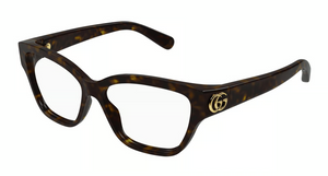 002 - Havana with Clear Lenses