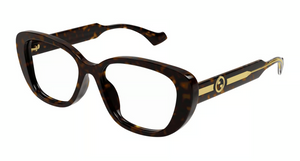 002 - Havana with Clear Lenses