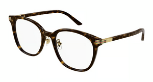 002 - Havana with Clear Lenses