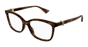 002 - Havana with Clear Lenses