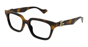 002 - Havana with Clear Lenses