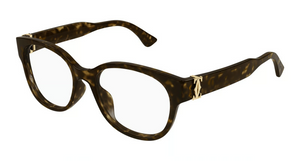 002 - Havana with Clear Lenses