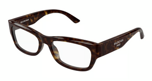 002 - Havana with Clear Lenses