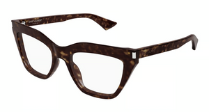 002 - Havana with Clear Lenses