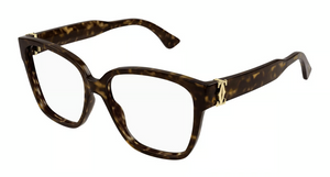 002 - Havana with Clear Lenses
