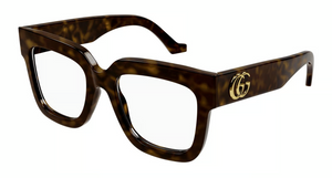 002 - Havana with Clear Lenses