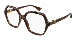 002 - Havana with Clear Lenses