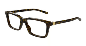002 - Havana with Clear Lenses