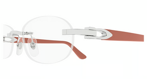 002 - Silver with Clear Lenses
