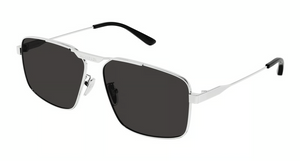002 - Silver with Grey Lenses