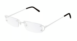 002 - Silver with Clear Lenses