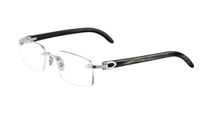 002 - Silver with Clear Lenses
