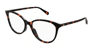002 - Havana with Clear Lenses