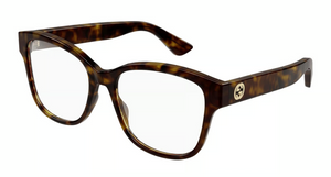 002 - Havana with Clear Lenses