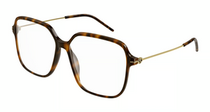 002 - Havana with Clear Lenses
