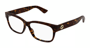 002 - Havana with Clear Lenses