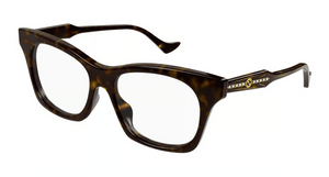 002 - Havana with Clear Lenses
