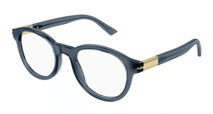 003 - Blue with Clear Lenses