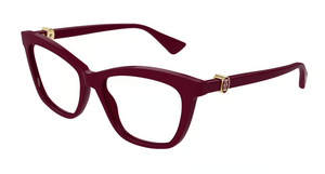 003 - Burgundy with Clear Lenses