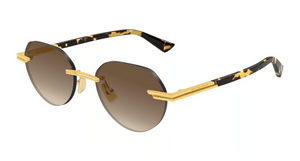003 - Gold with Brown lenses