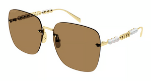 003 - Gold with Brown Lenses