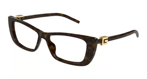 003 - Havana with Clear Lenses