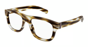 003 - Havana with Clear Lenses