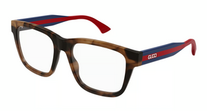 003 - Havana with Clear Lenses
