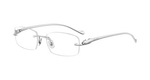 003 - Silver with Clear Lenses